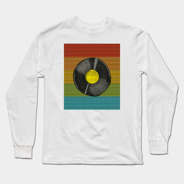 Rainbow vinyl Long Sleeve T-Shirt by jenblove